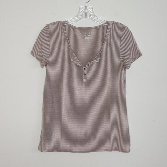 American Eagle Soft & Sexy Striped T Shirt - Picture 1 of 4